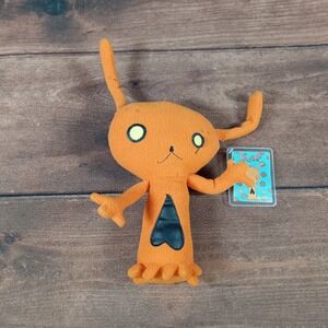 Boogily Bunnies Slurp‎ Plush Jakks Signed Fink 08 Orange Collectible